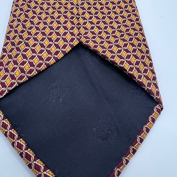 Brooks Brothers Silk Tie Gold - Picture 2 of 3